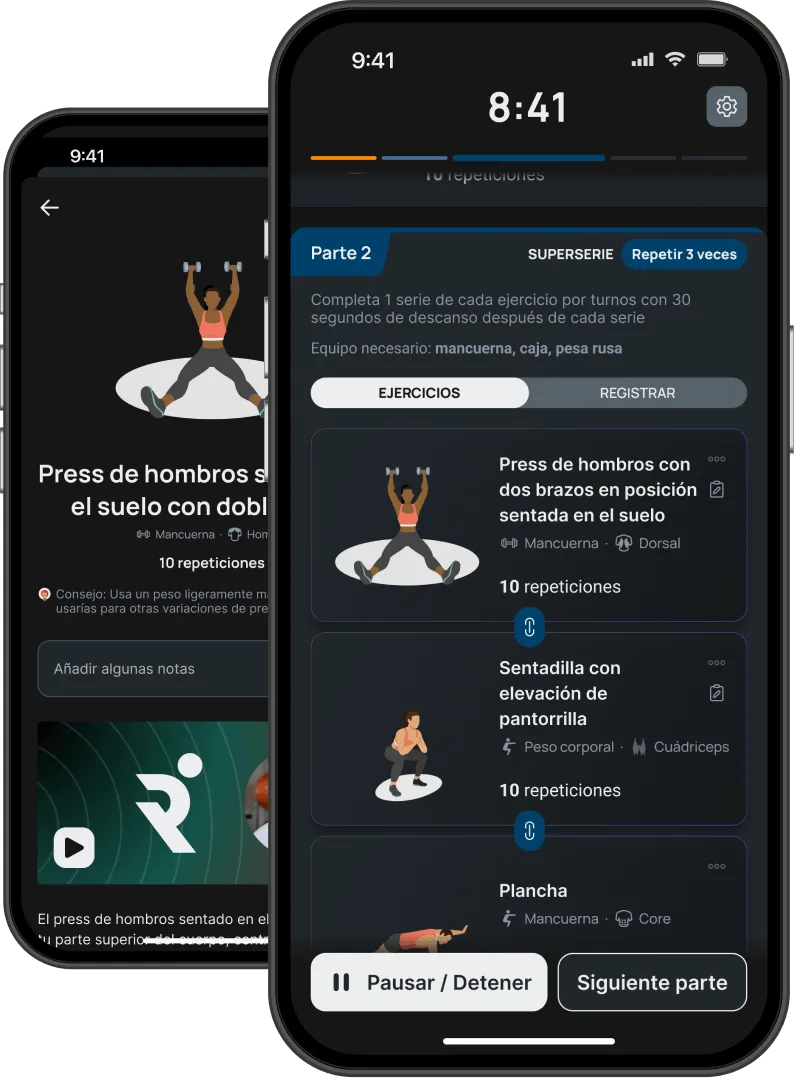 Phone mockup with Runna app screenshot.