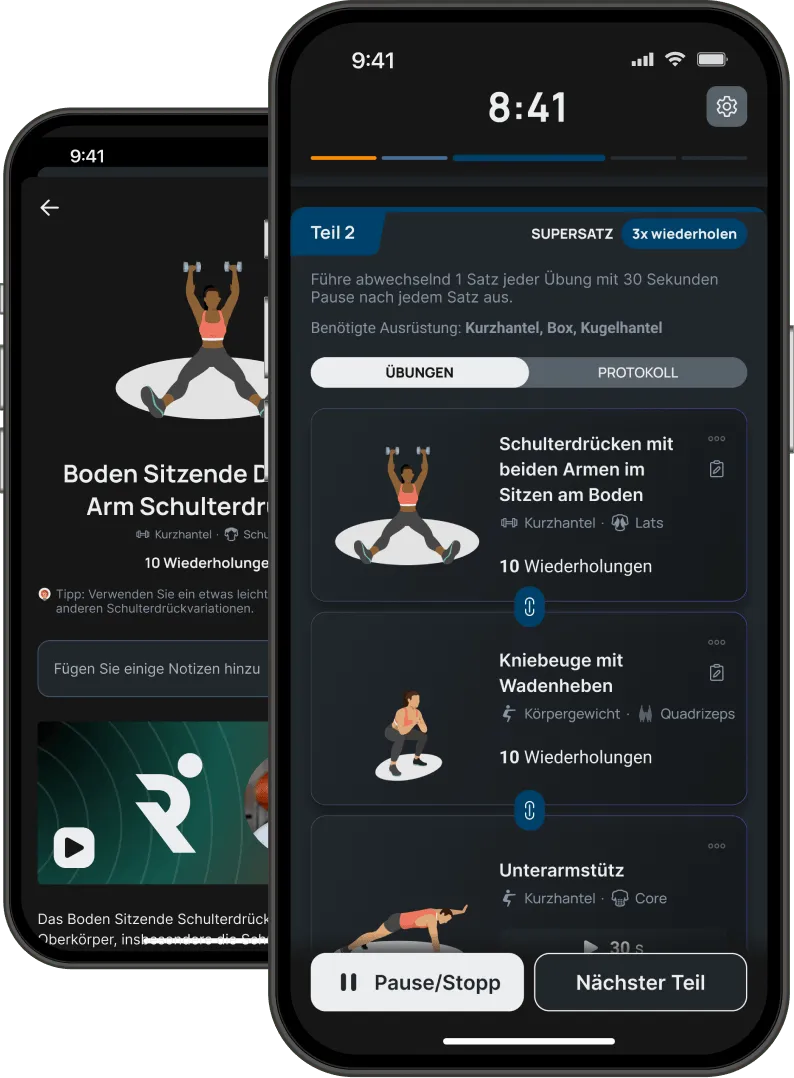 Phone mockup with Runna app screenshot.