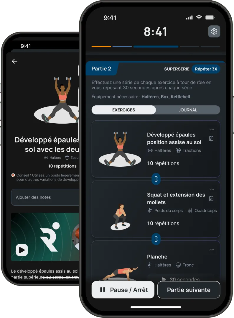 Phone mockup with Runna app screenshot.