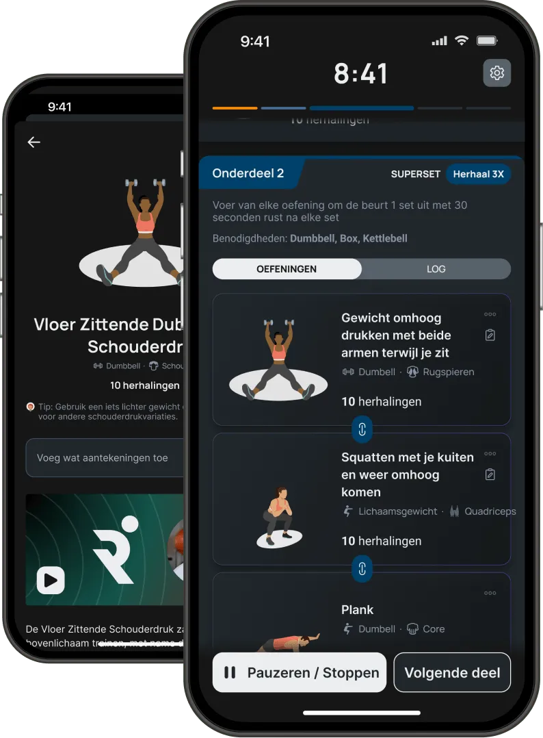 Phone mockup with Runna app screenshot.